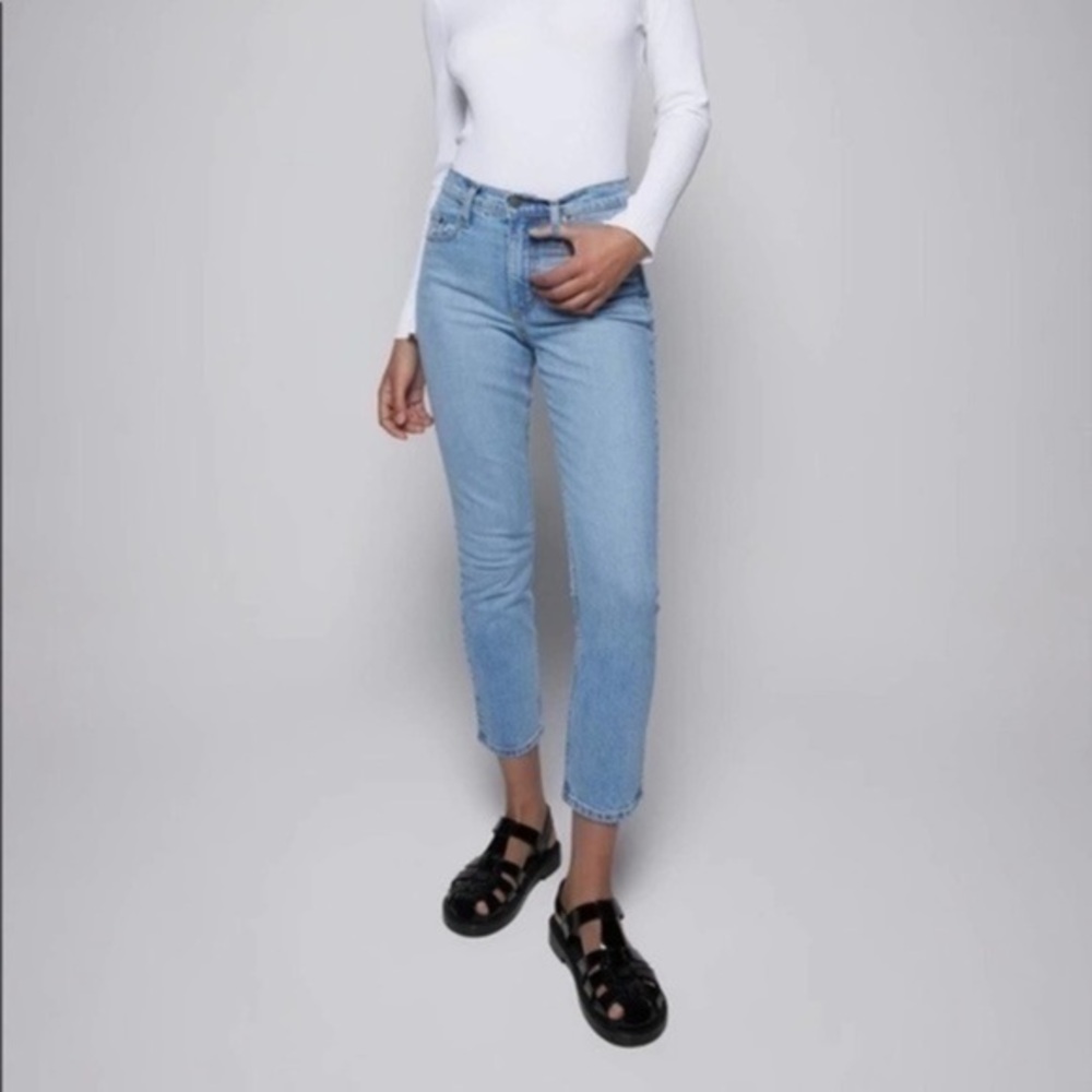 Nobody Denim BESSETTE High Rise Slim Fit Ankle Length Jeans Size 24
